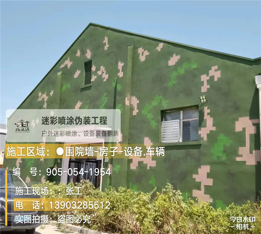 渭南外墙数码迷彩漆施工报价清单（100㎡标准墙面测算）